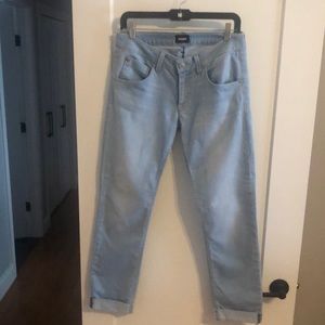 Hudson jeans light colored denim 27” inseam